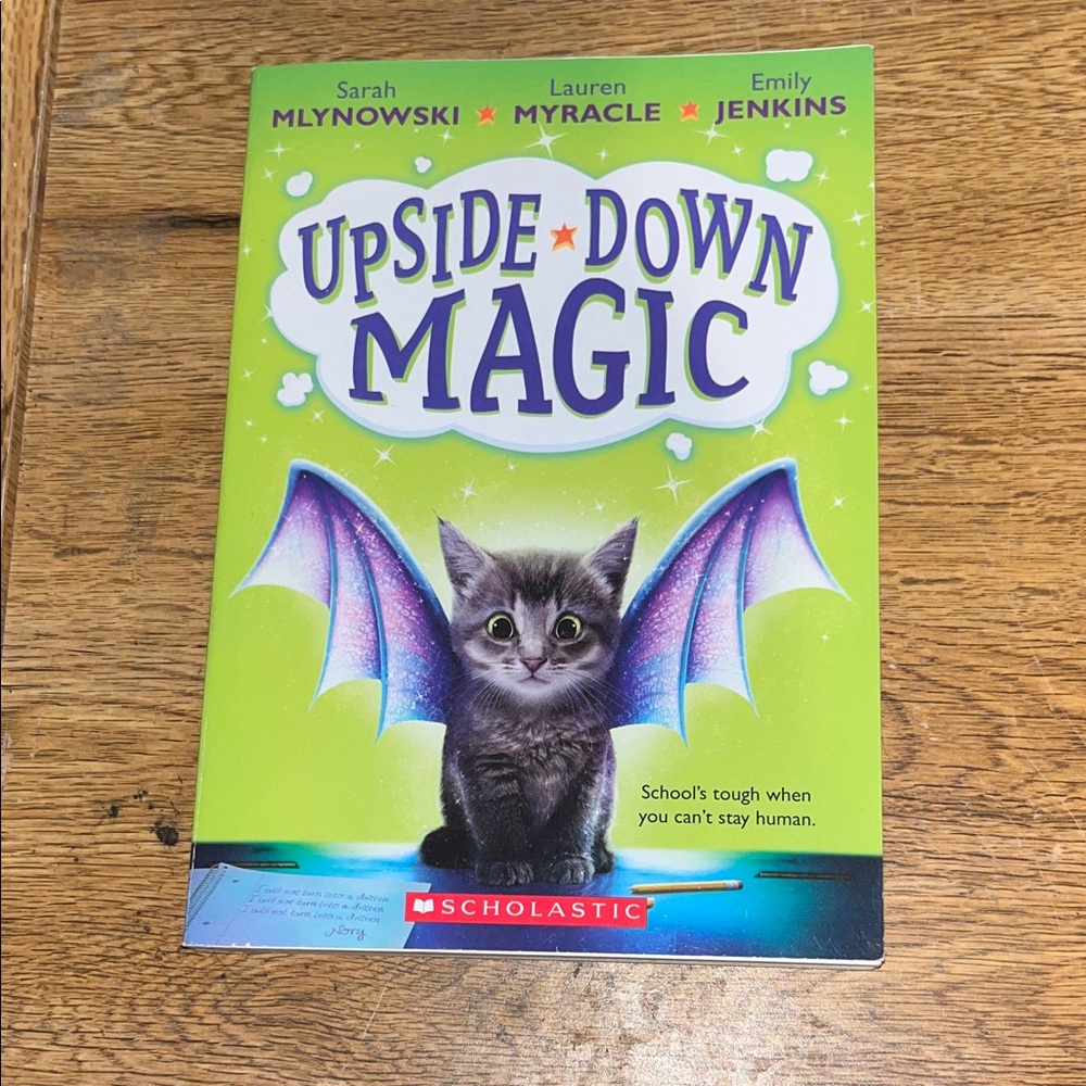 Scholastic Upside-Down Magic with Green Cover